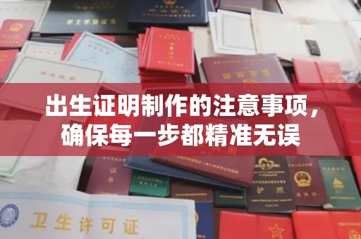 元谋出生证明制作的注意事项，确保每一步都精准无误