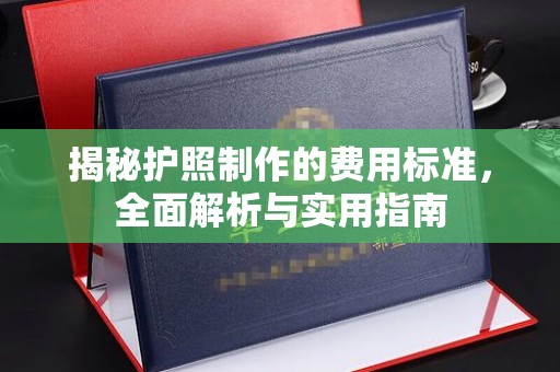 元谋揭秘护照制作的费用标准，全面解析与实用指南