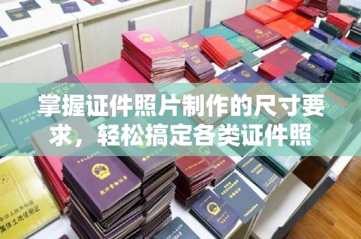 元谋掌握证件照片制作的尺寸要求，轻松搞定各类证件照