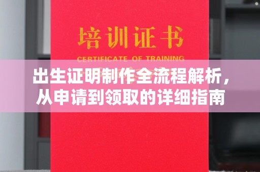 元谋出生证明制作全流程解析，从申请到领取的详细指南