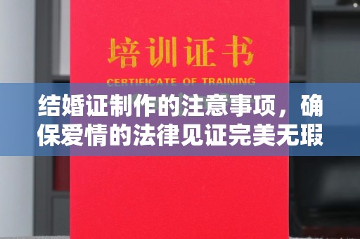 元谋结婚证制作的注意事项，确保爱情的法律见证完美无瑕