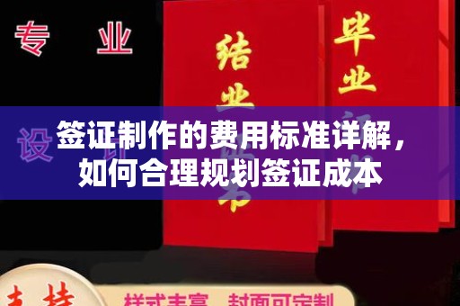 元谋签证制作的费用标准详解，如何合理规划签证成本